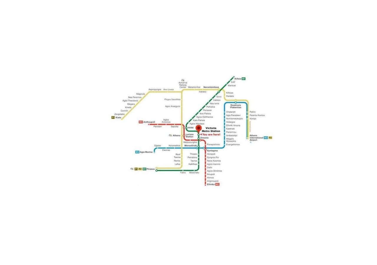 Spacious Central Flat☆3Min To Metro☆Ac|Netflix|Pc アテネ エクステリア 写真