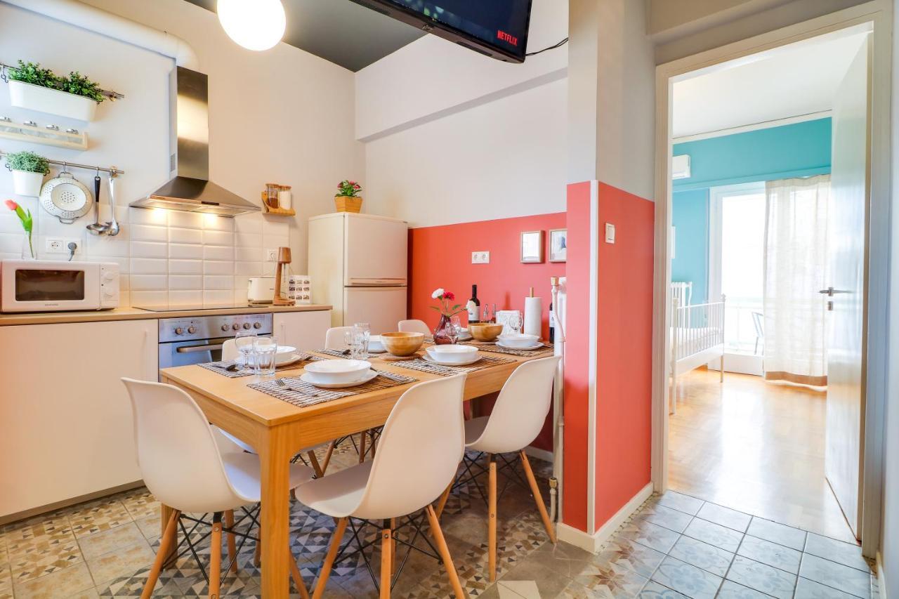 Spacious Central Flat☆3Min To Metro☆Ac|Netflix|Pc アテネ エクステリア 写真