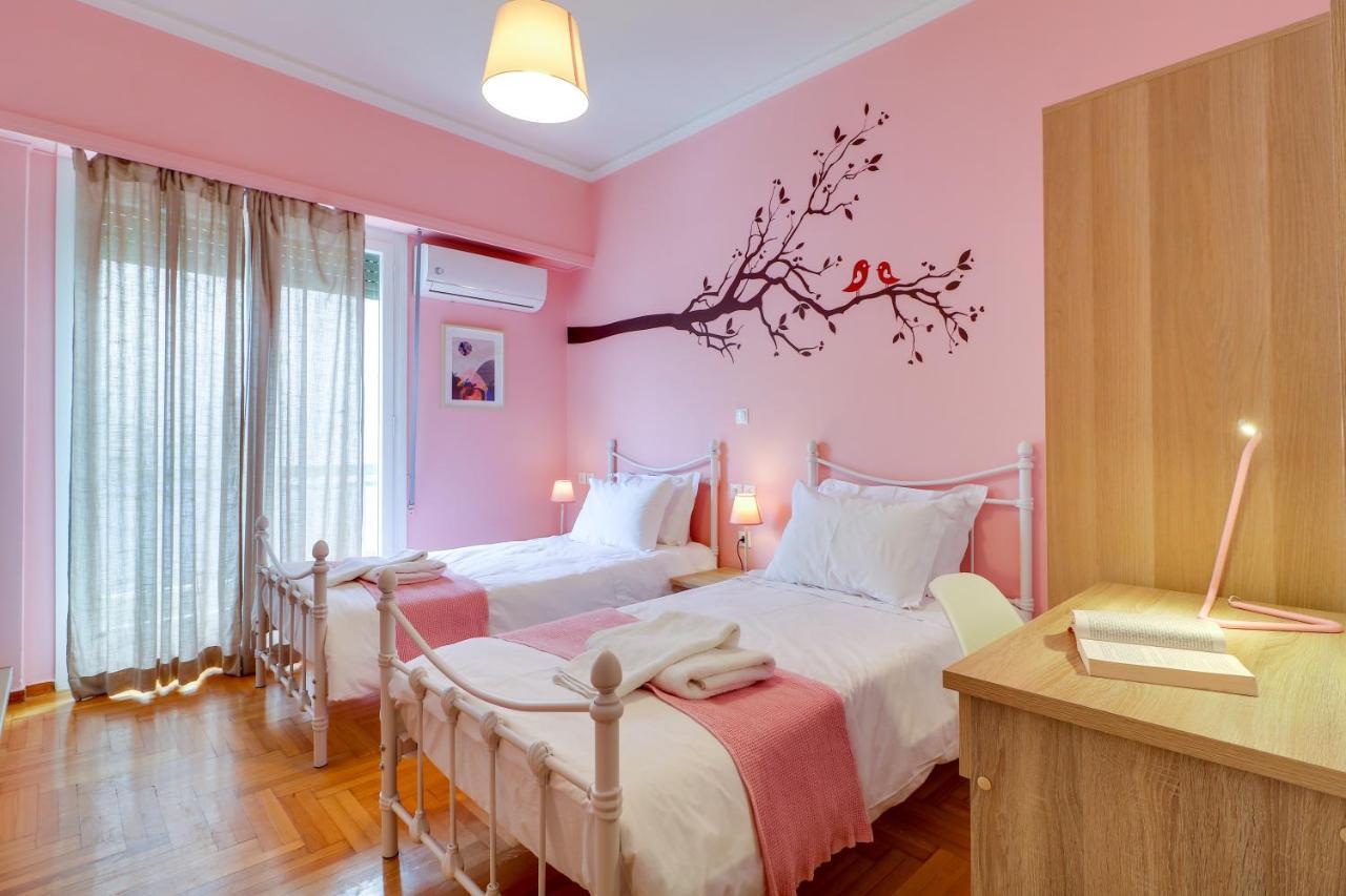 Spacious Central Flat☆3Min To Metro☆Ac|Netflix|Pc アテネ エクステリア 写真