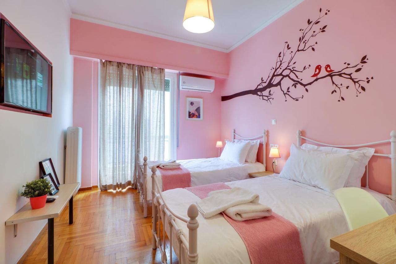 Spacious Central Flat☆3Min To Metro☆Ac|Netflix|Pc アテネ エクステリア 写真