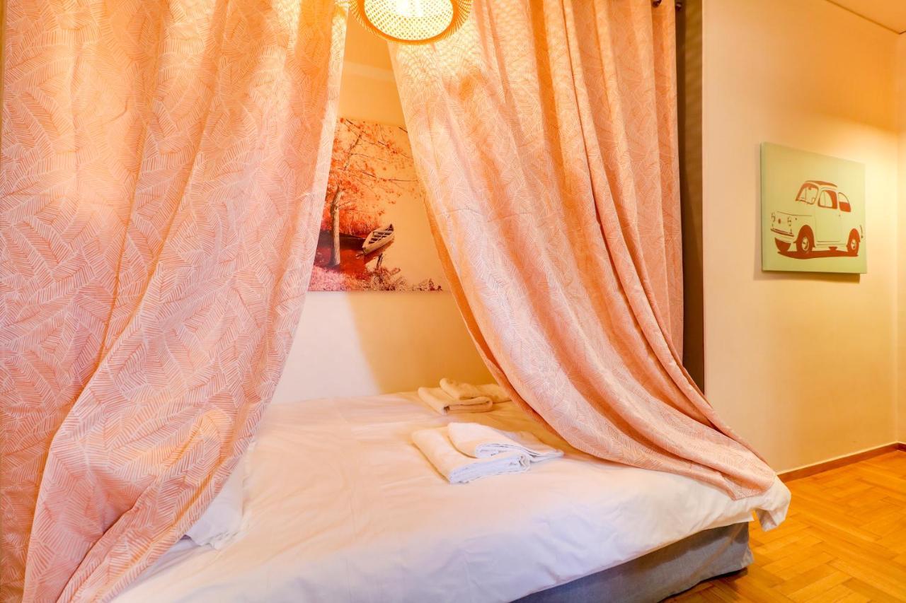 Spacious Central Flat☆3Min To Metro☆Ac|Netflix|Pc アテネ エクステリア 写真