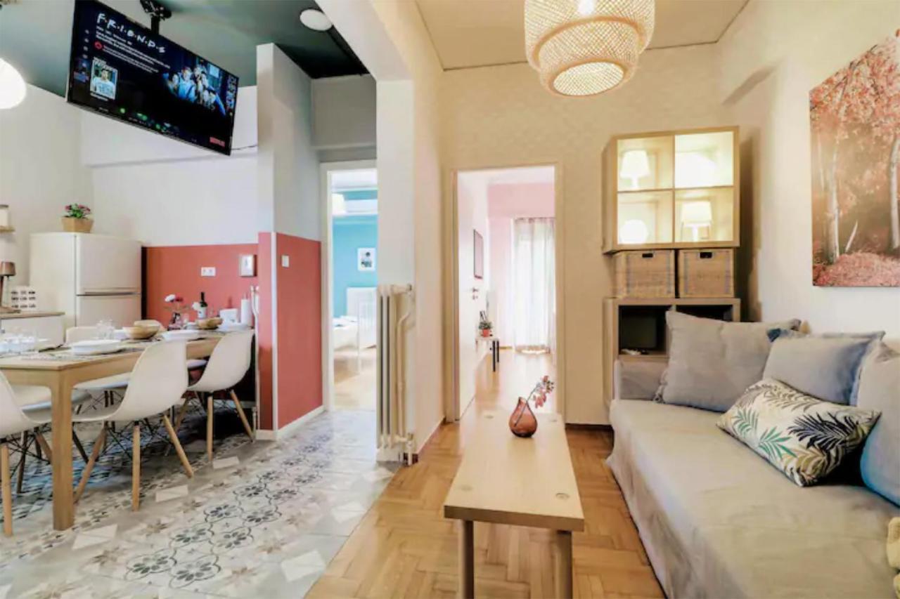 Spacious Central Flat☆3Min To Metro☆Ac|Netflix|Pc アテネ エクステリア 写真